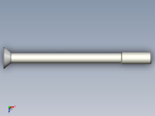 沉头螺钉-Screw_-M24-L288_59-42-4x4-40_-Countersunk_head.stp俯视缩略图