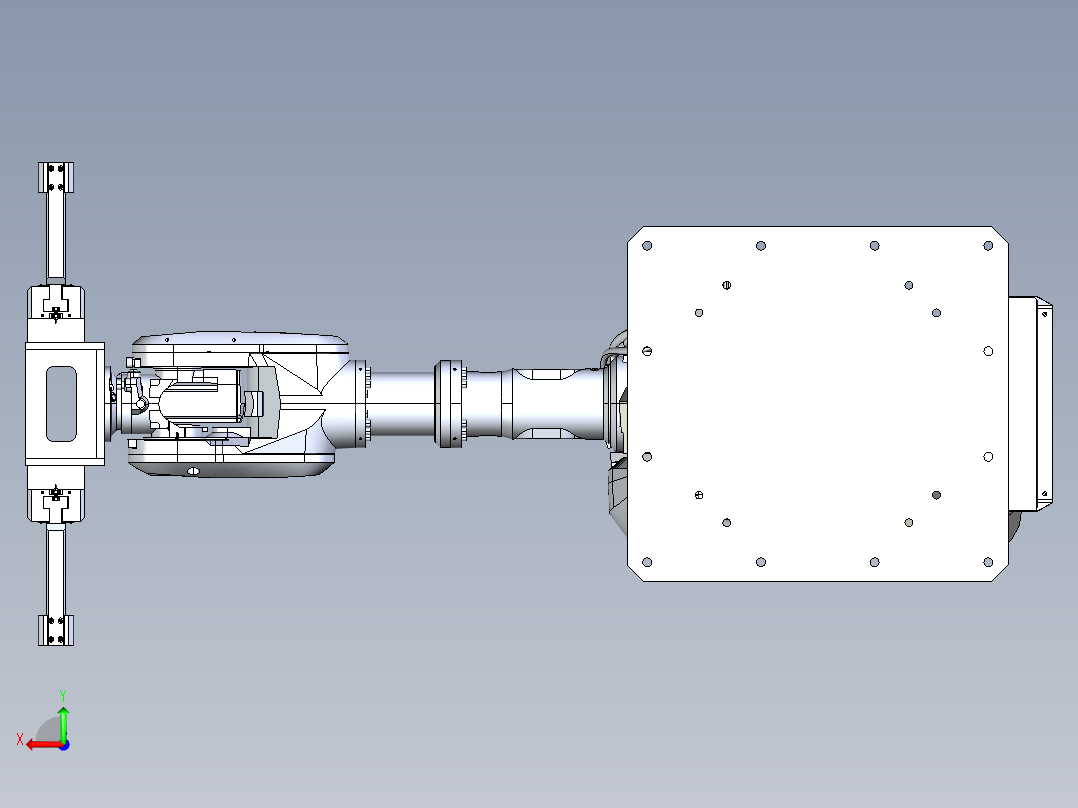 ABB-IRB6700 6轴机器人后视图