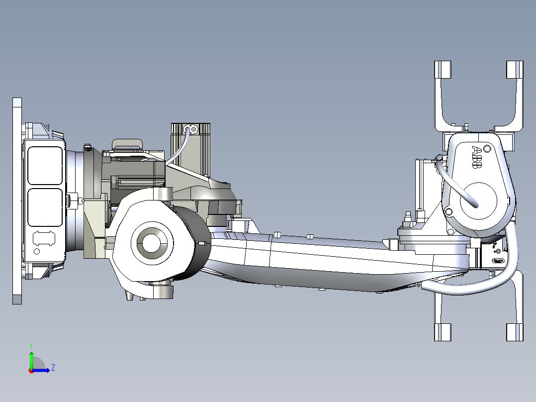 ABB-IRB6700 6轴机器人左视图