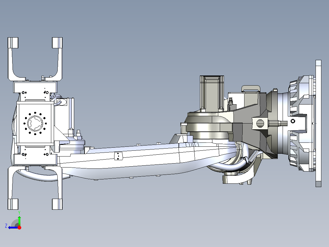ABB-IRB6700 6轴机器人右视图