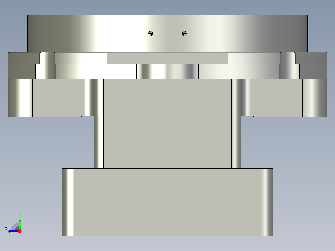 中空旋转平台KFN130-10配86步进右视图