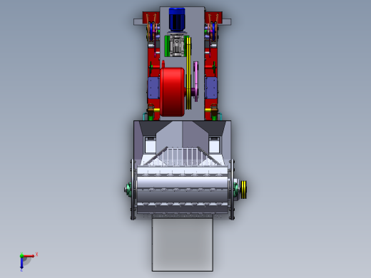 莲蓬剥莲子去膜一体机俯视缩略图