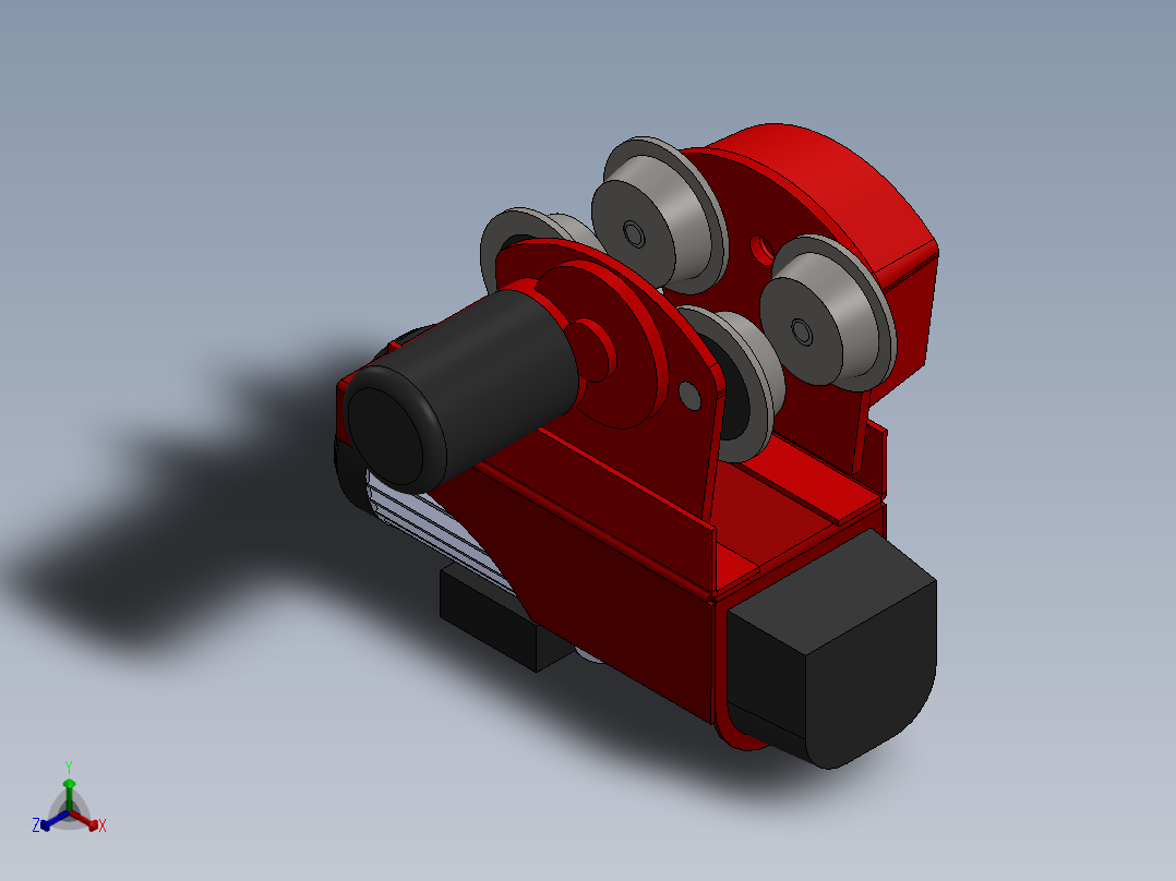 带绞盘的手推车 500 kg--sw