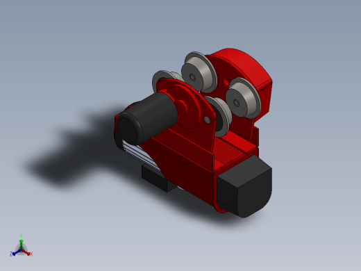 带绞盘的手推车 500 kg--sw正等轴测缩略图