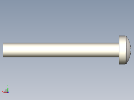 螺丝 M2 x 十字盘头-M2 x 16 Screw head.STEP后视缩略图