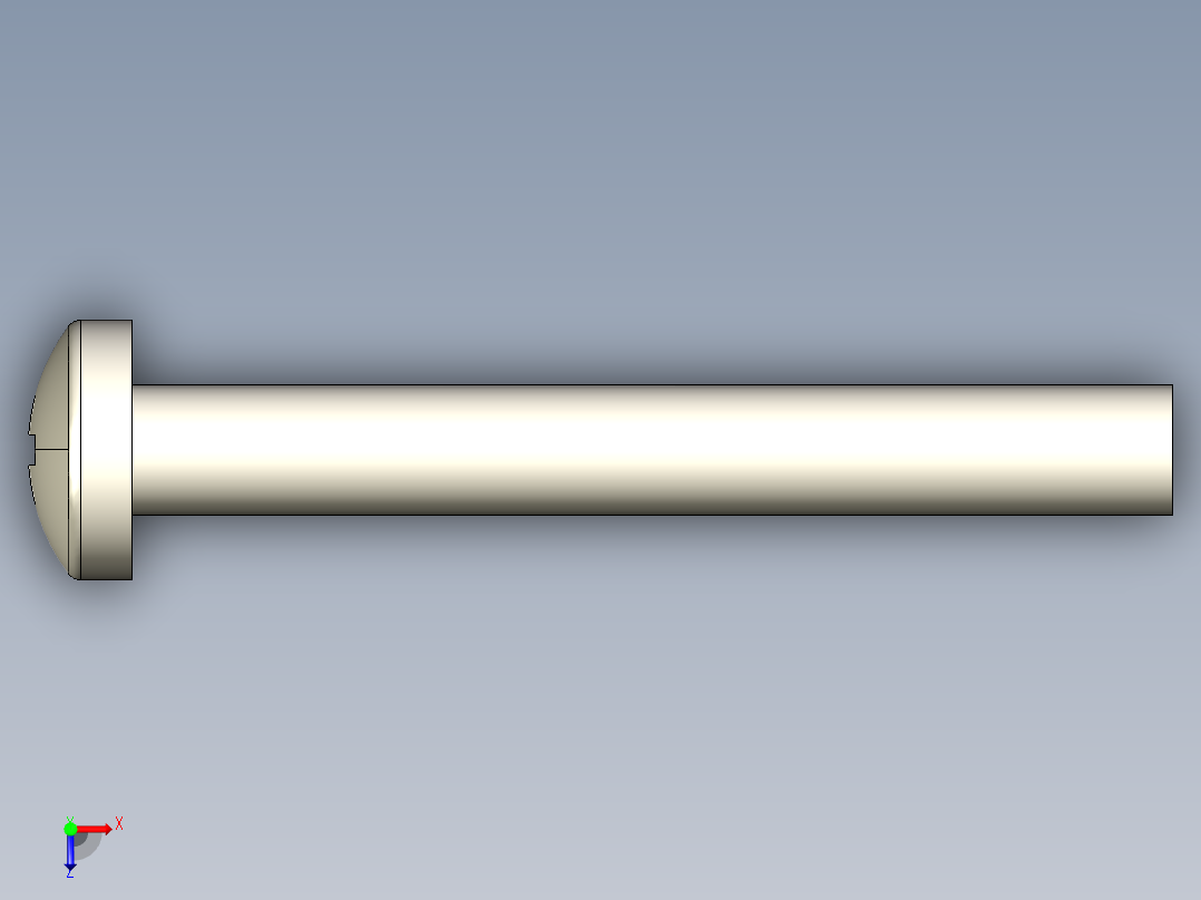 螺丝 M2 x 十字盘头-M2 x 16 Screw head.STEP俯视图