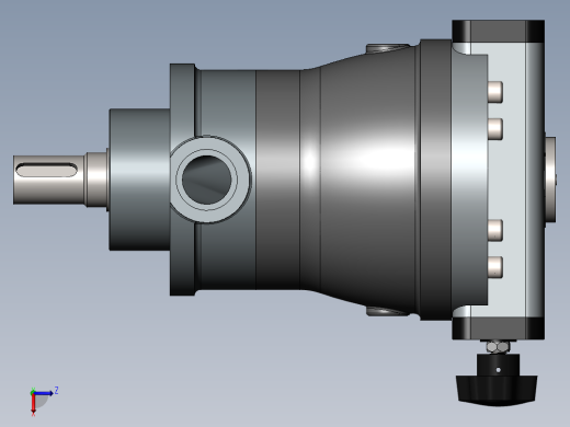 柱塞泵左视缩略图