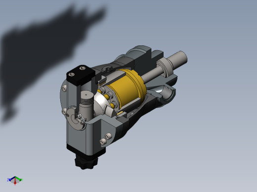 柱塞泵正等轴测缩略图