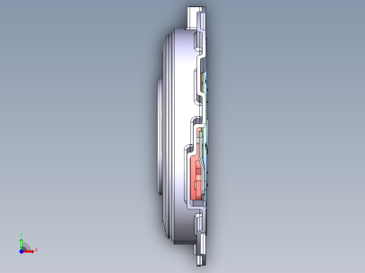 膜片弹簧离合器模型-CATIA离合器装配图三维==235618==60suerxue前视缩略图