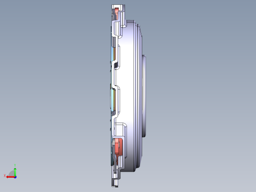 膜片弹簧离合器模型-CATIA离合器装配图三维==235618==60suerxue后视缩略图