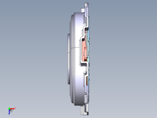 膜片弹簧离合器模型-CATIA离合器装配图三维==235618==60suerxue俯视缩略图