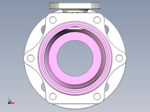 管道手动球阀-水管开关阀-手动阀门User Library-MD52C150DN65-2_MD52C150DN65.BP前视缩略图