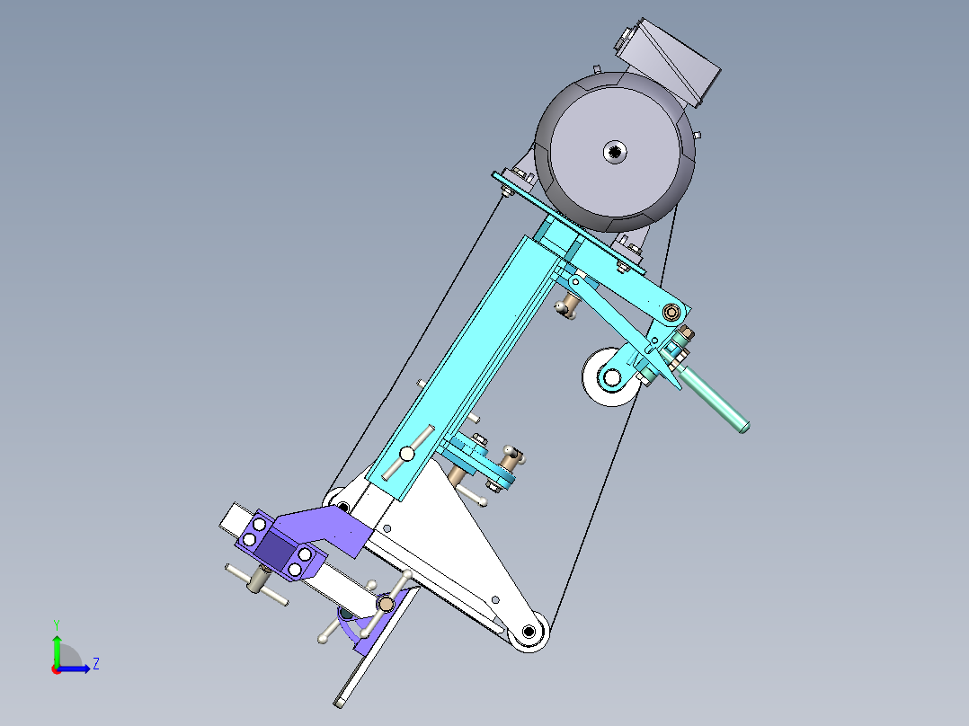 砂带磨床7左视图