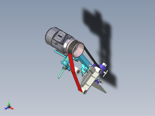砂带磨床7正等轴测缩略图