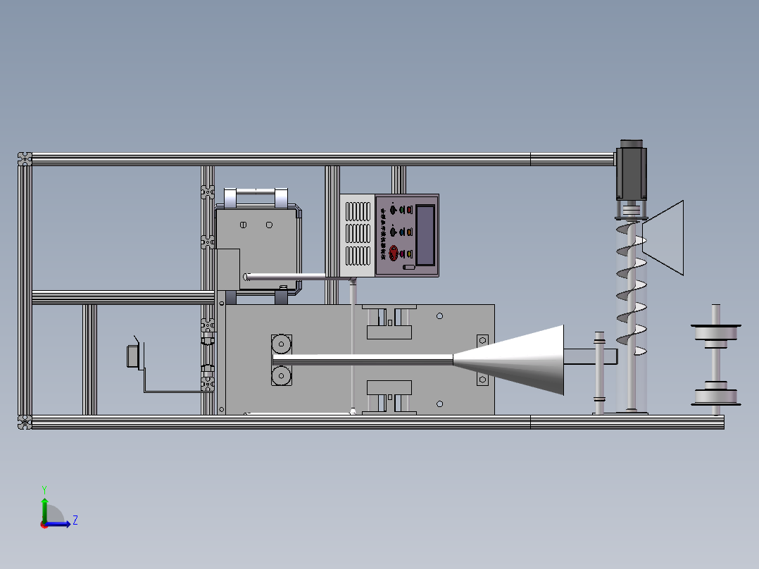 粉料包装机50左视图