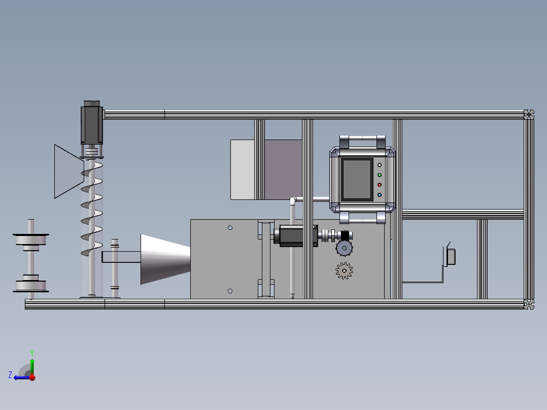 粉料包装机50右视图