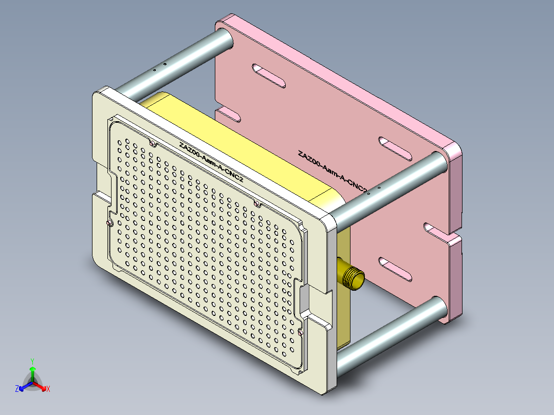 ZAZ00-Aam-A-笔记本CNC工装夹具三维模型CNC2-0208主视图