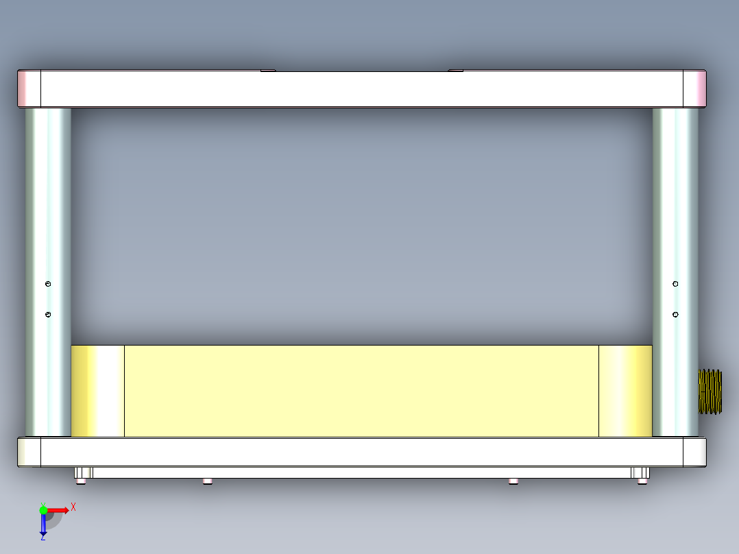 ZAZ00-Aam-A-笔记本CNC工装夹具三维模型CNC2-0208俯视图