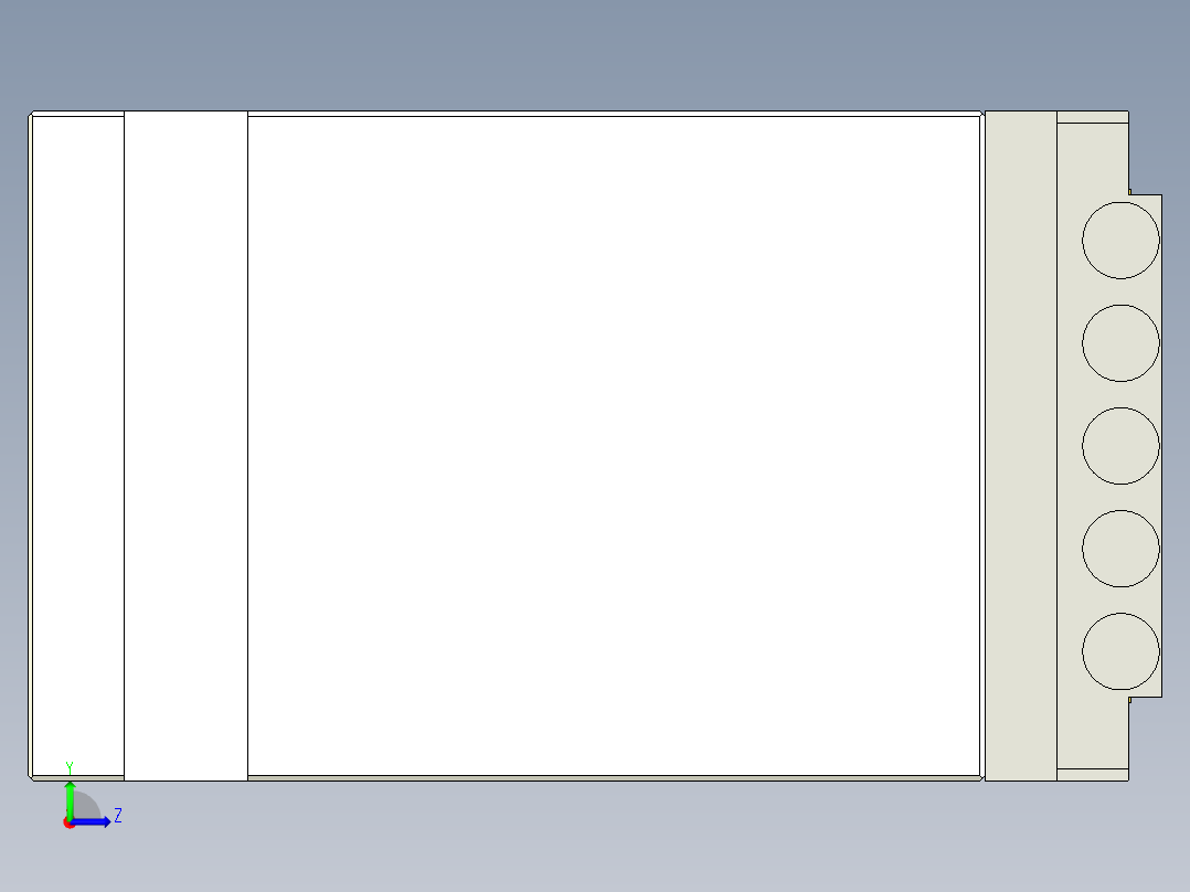 TEA-笔记本CNC工装夹具三维模型CNC2-0317左视图