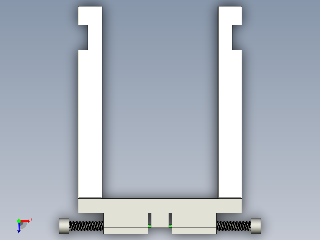 TEA-笔记本CNC工装夹具三维模型CNC2-0317俯视图