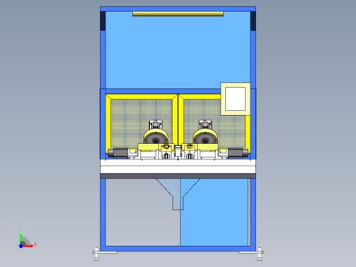 分缝条斜角切割机（sw18可编辑+工程图）前视缩略图