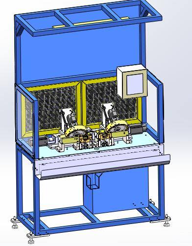 分缝条斜角切割机（sw18可编辑+工程图）缩略图