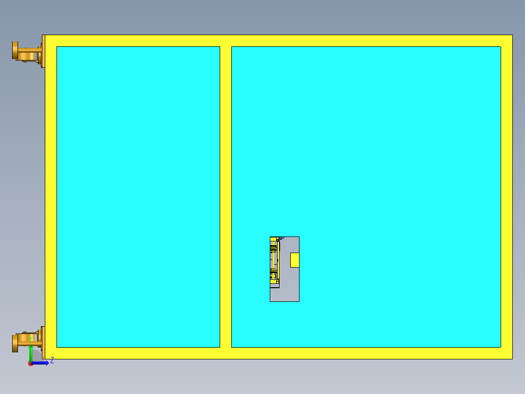 适配器老化测试机sw17可编辑左视图
