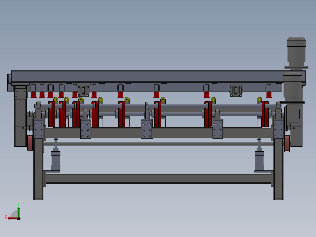 玻璃抛落式中转台sw21可编辑后视图