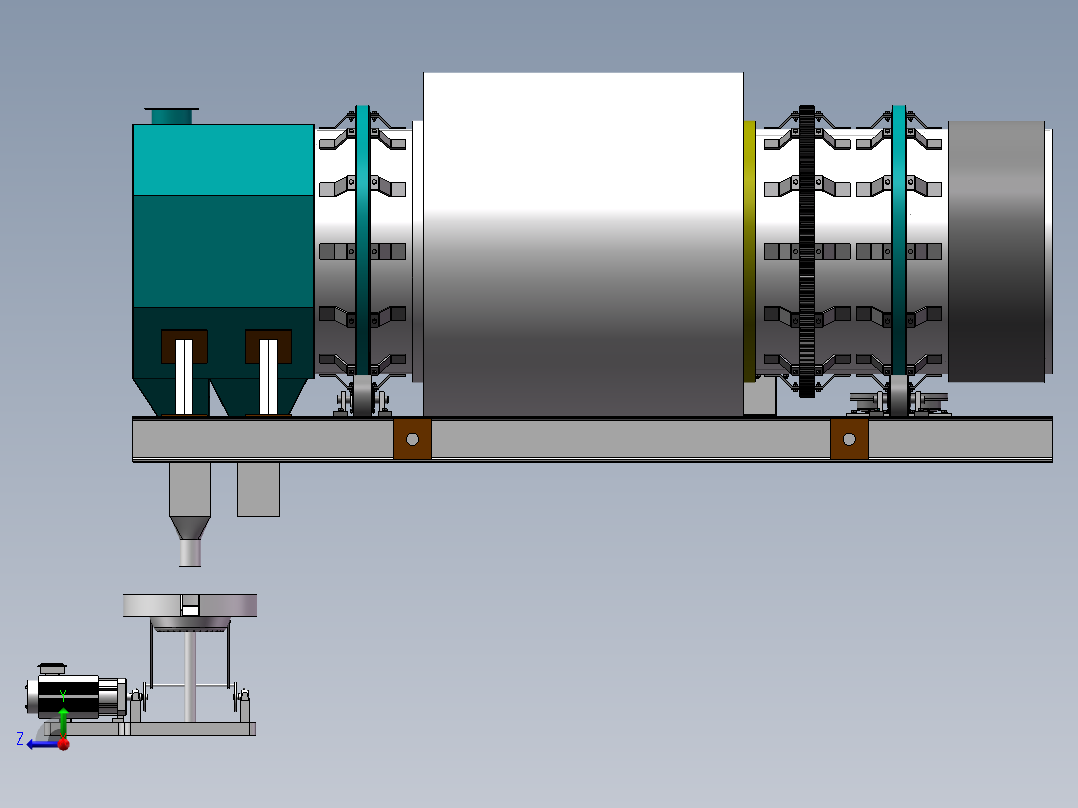 饲料干燥装置sw16右视图