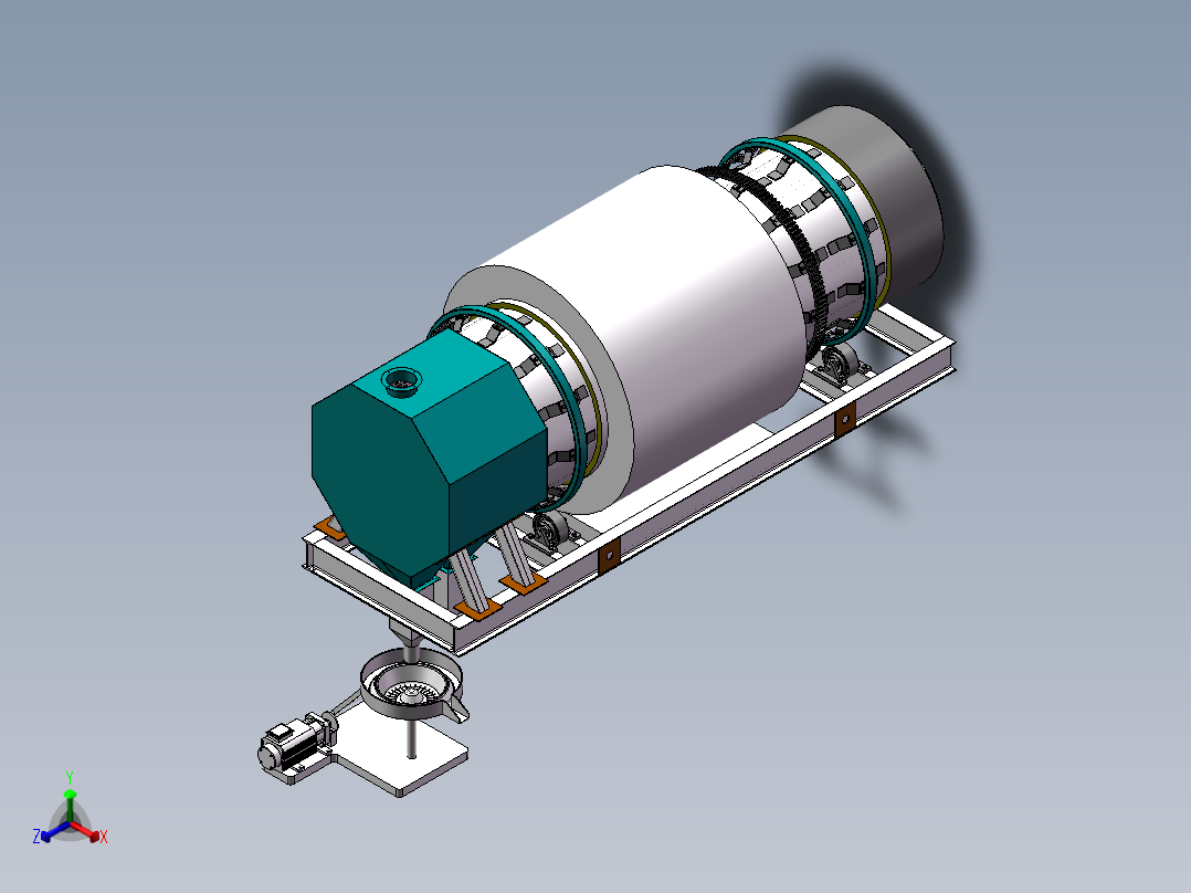 饲料干燥装置sw16正等轴测图