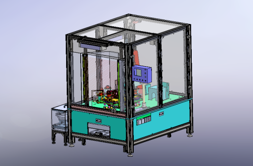 旋片泵保护壳组装设备sw20可编辑缩略图