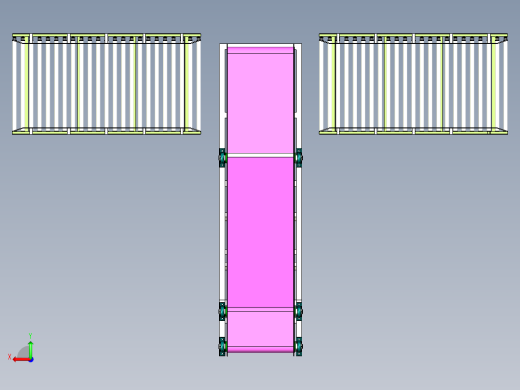 滚筒与皮带混合输送线设计后视缩略图