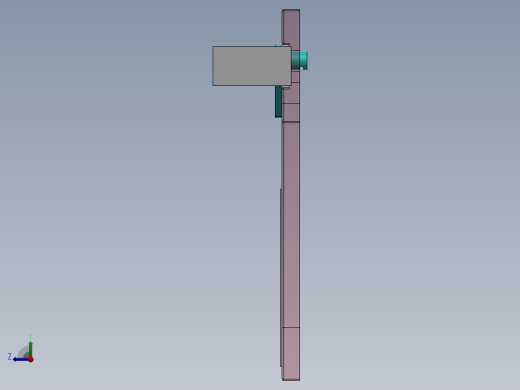 可调节手机车载支架右视缩略图