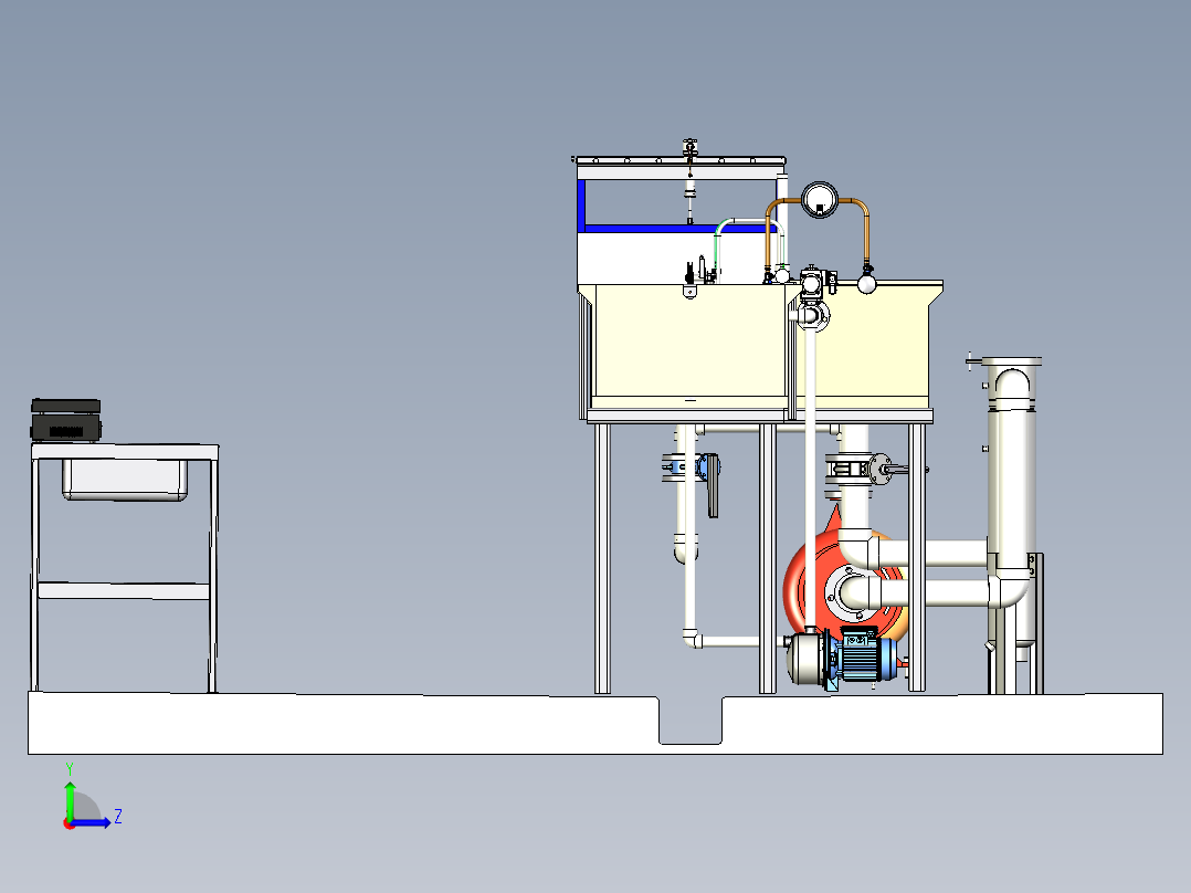 A2004277-电镀生产线左视图