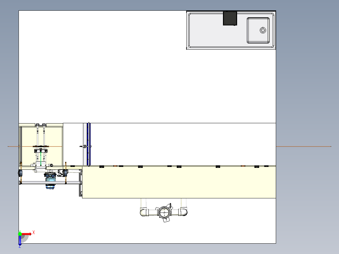 A2004277-电镀生产线俯视图