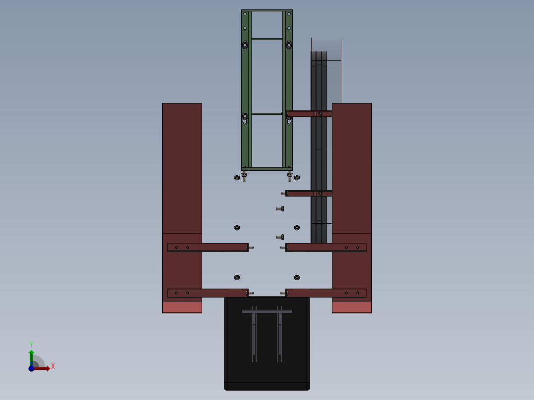 农业机械、播种机(55)前视图