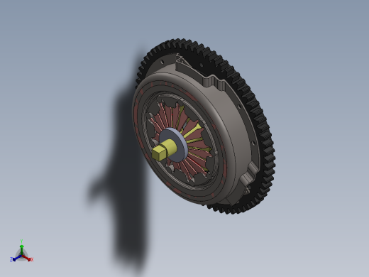 离合器(11)正等轴测缩略图