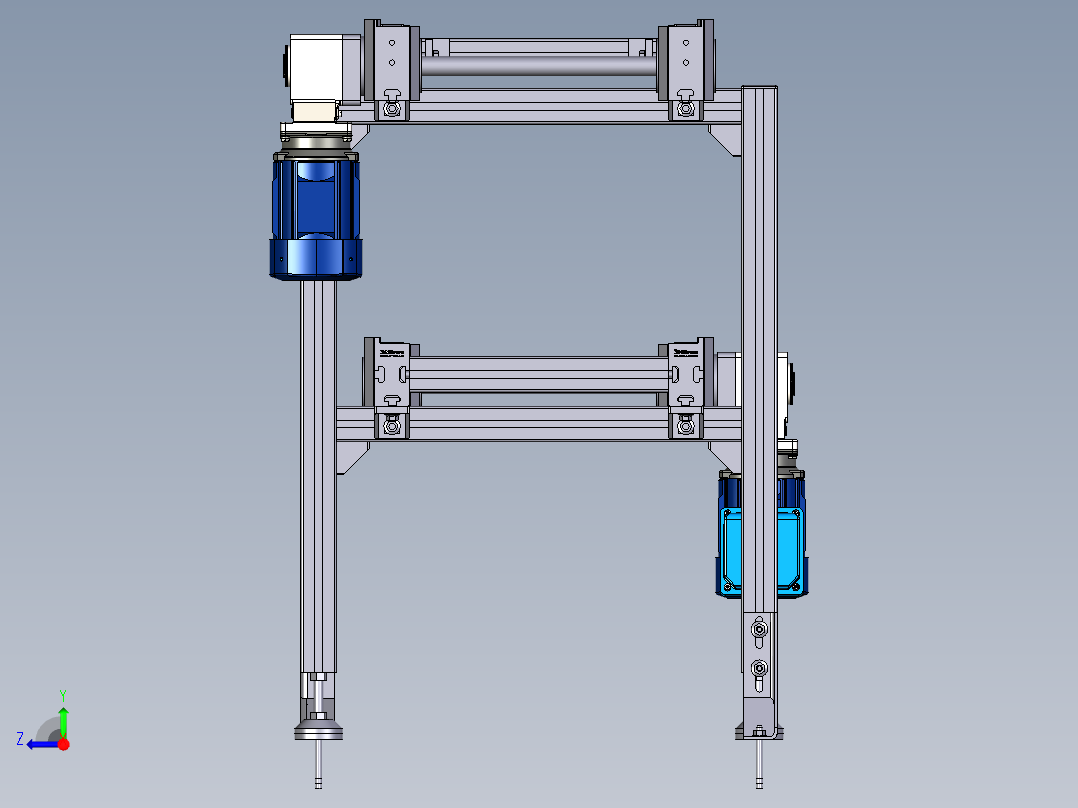BS2同步带输送线右视图