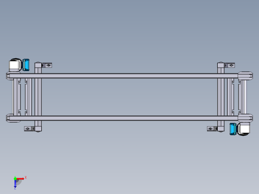 BS2同步带输送线俯视缩略图