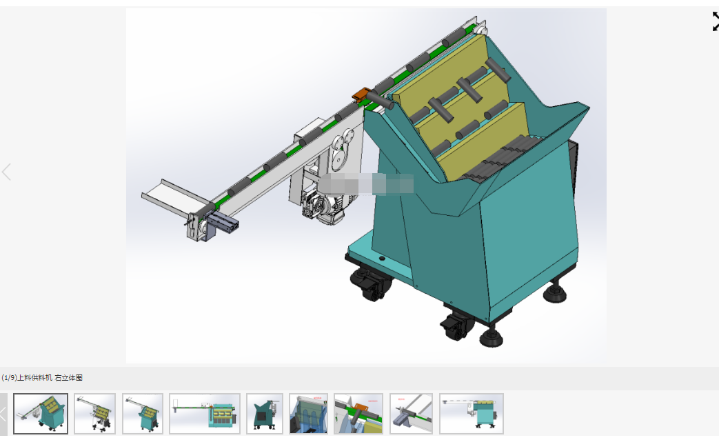 推板阶梯式提升式上料供料机702407