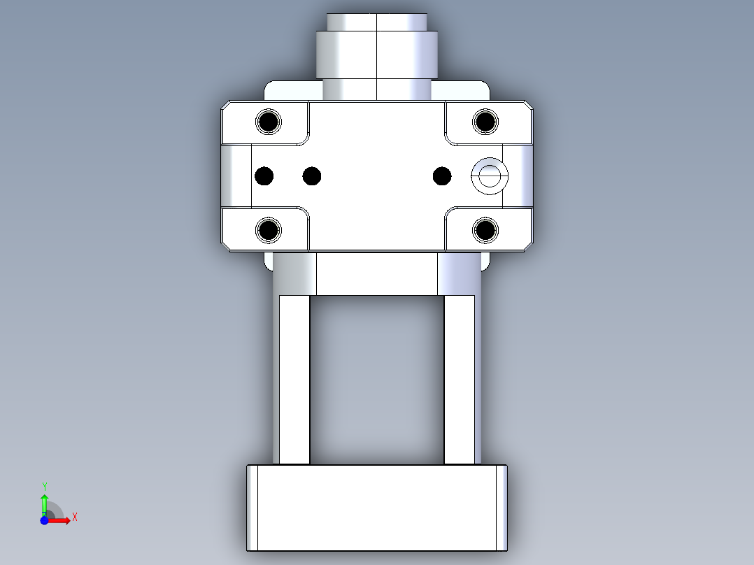 制胶机混合设备前视图