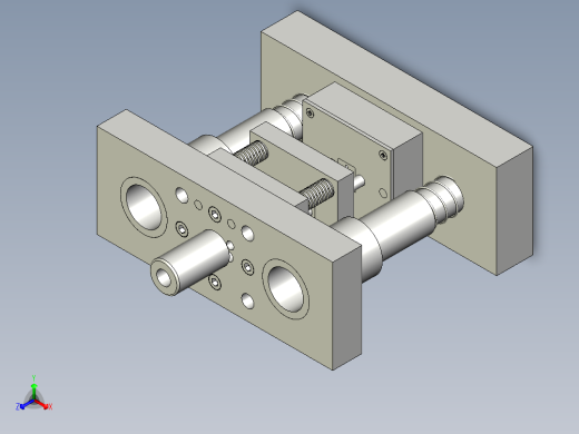 短凸模冲小孔模