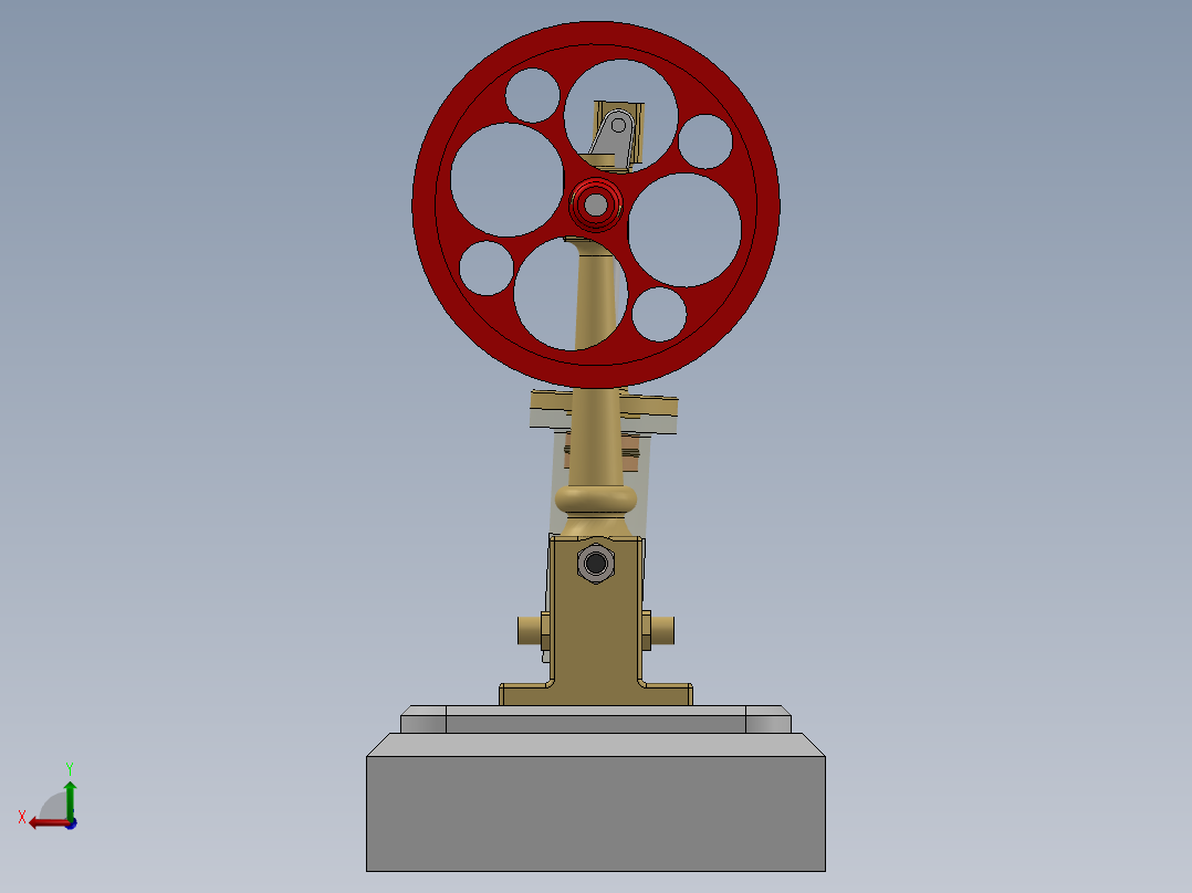蒸汽机a-simple-oscillating-steam-engine-27-模型格式为 sw后视图