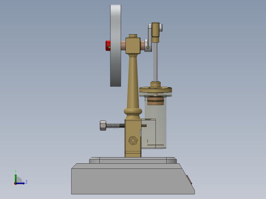 蒸汽机a-simple-oscillating-steam-engine-27-模型格式为 sw左视缩略图