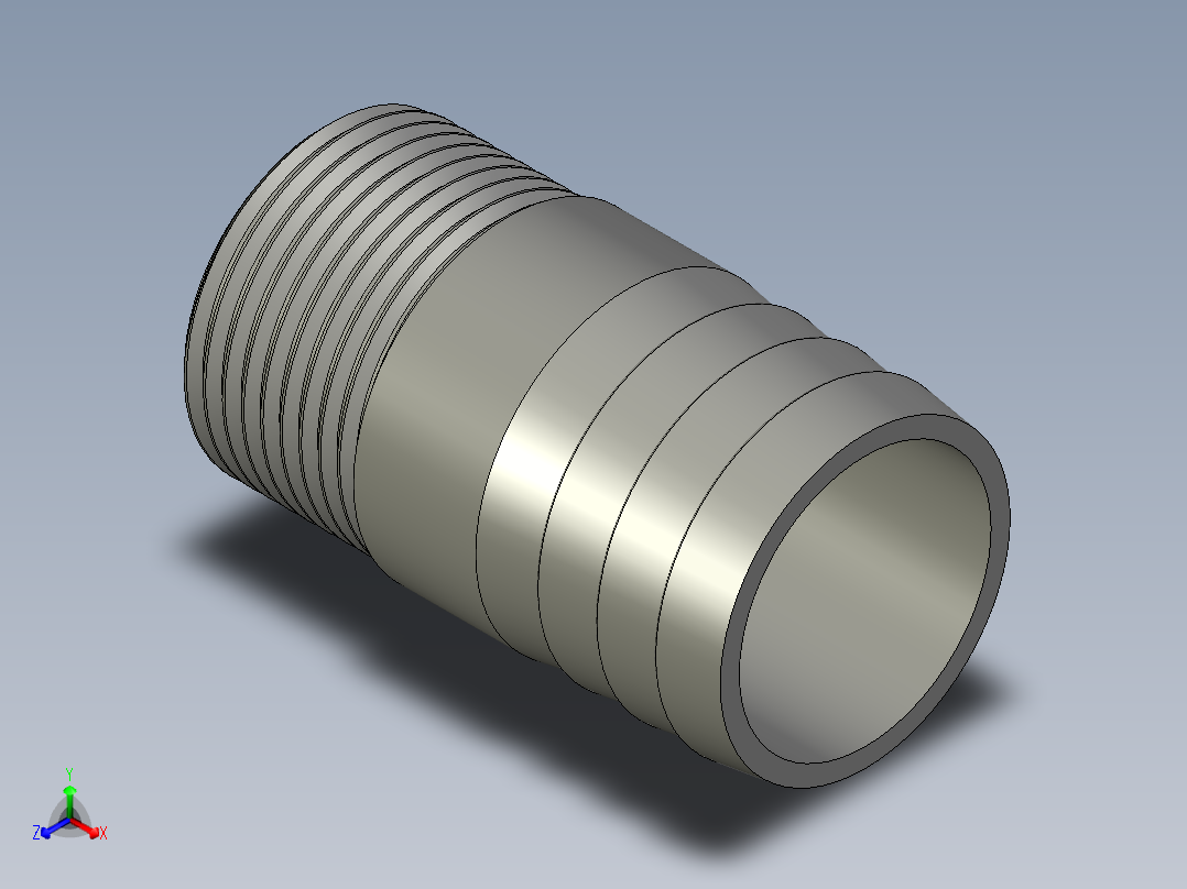 螺纹管水管接头-直通 DN25