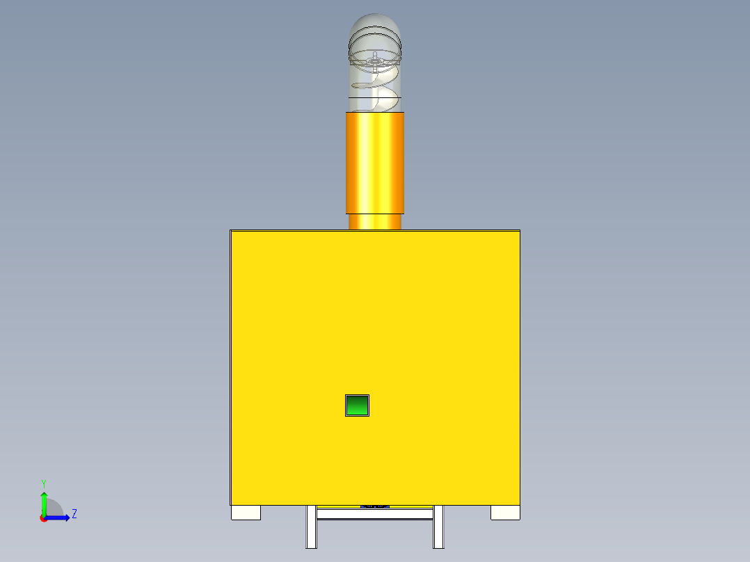 种子筛选机   ug12左视图