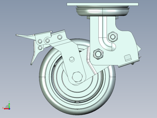 6寸220高万向轮后视缩略图