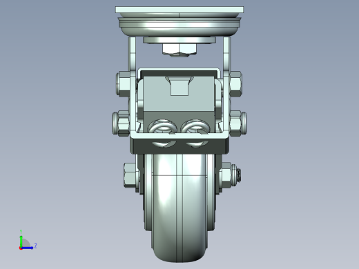 6寸220高万向轮左视缩略图