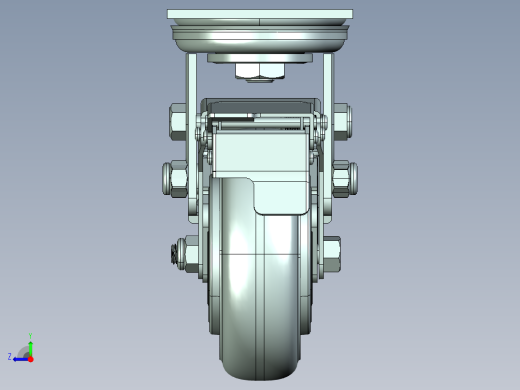 6寸220高万向轮右视缩略图