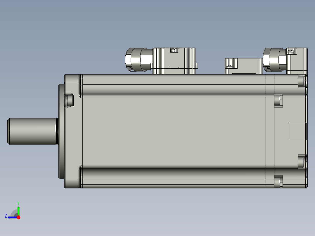 400W刹车MS1H4-40B30CB-A334Z外形图6右视图